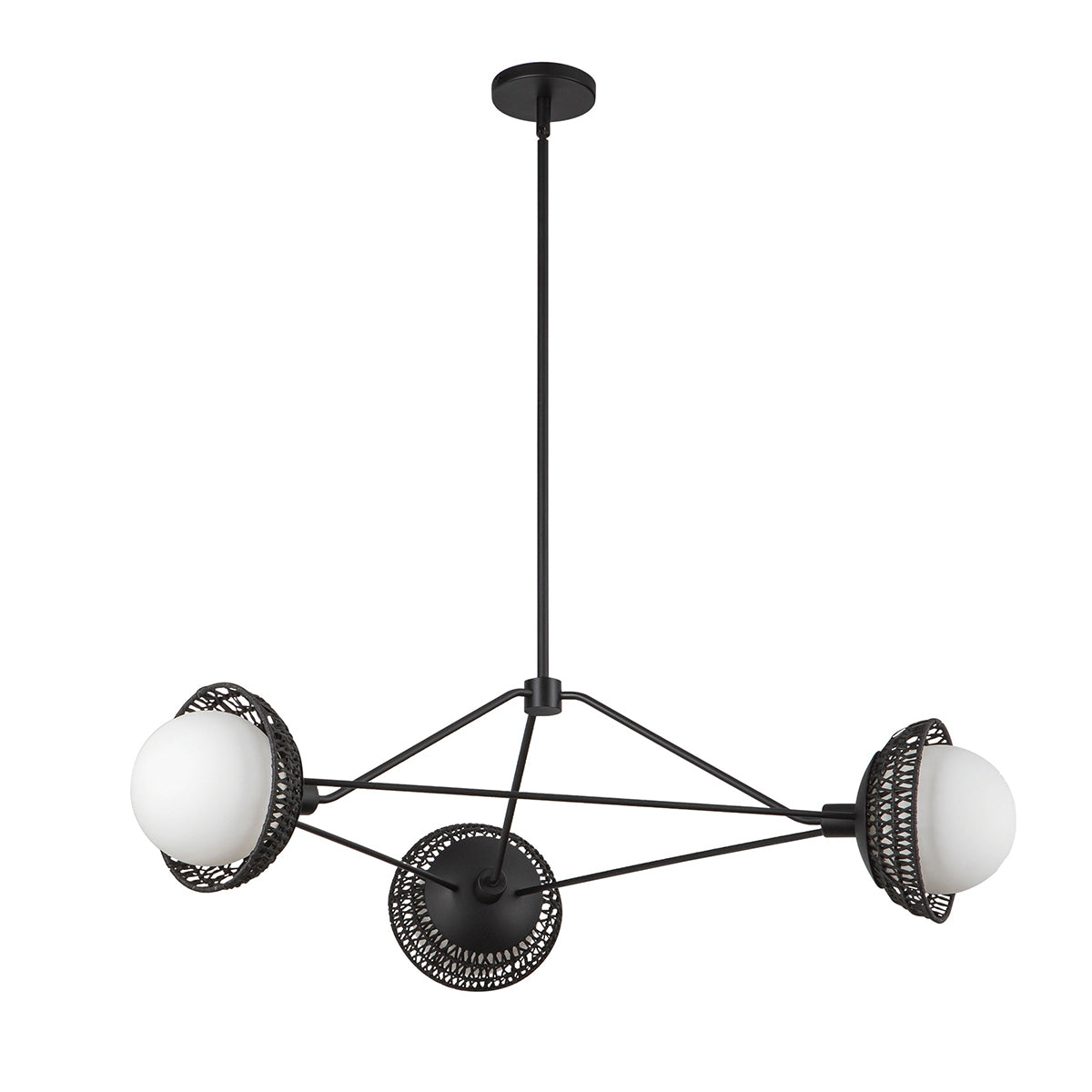 Alora Mood Perth 3 lt Chandelier part no - ALM-PERTH3-BK