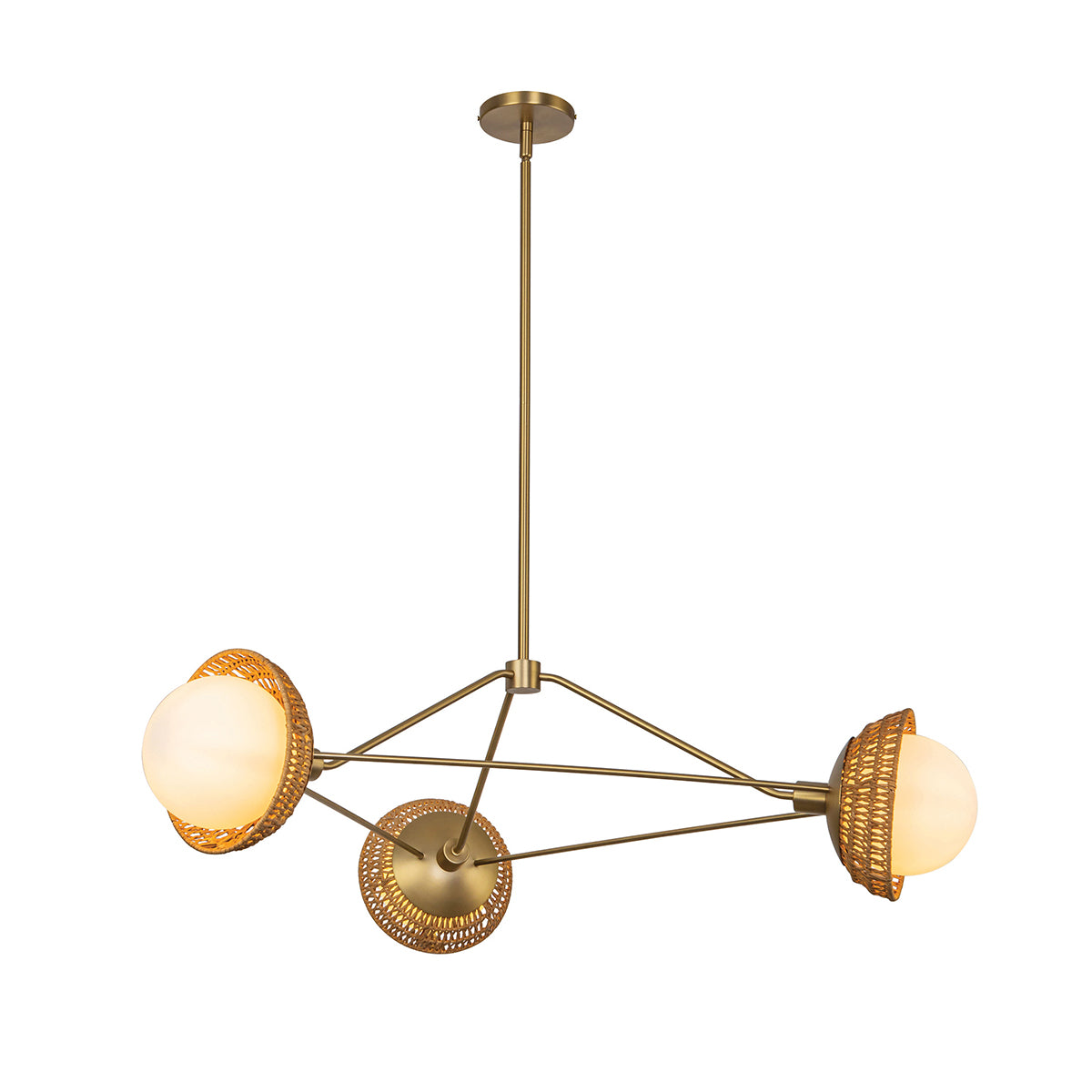 Alora Mood Perth 3 lt Chandelier part no - ALM-PERTH3-GD