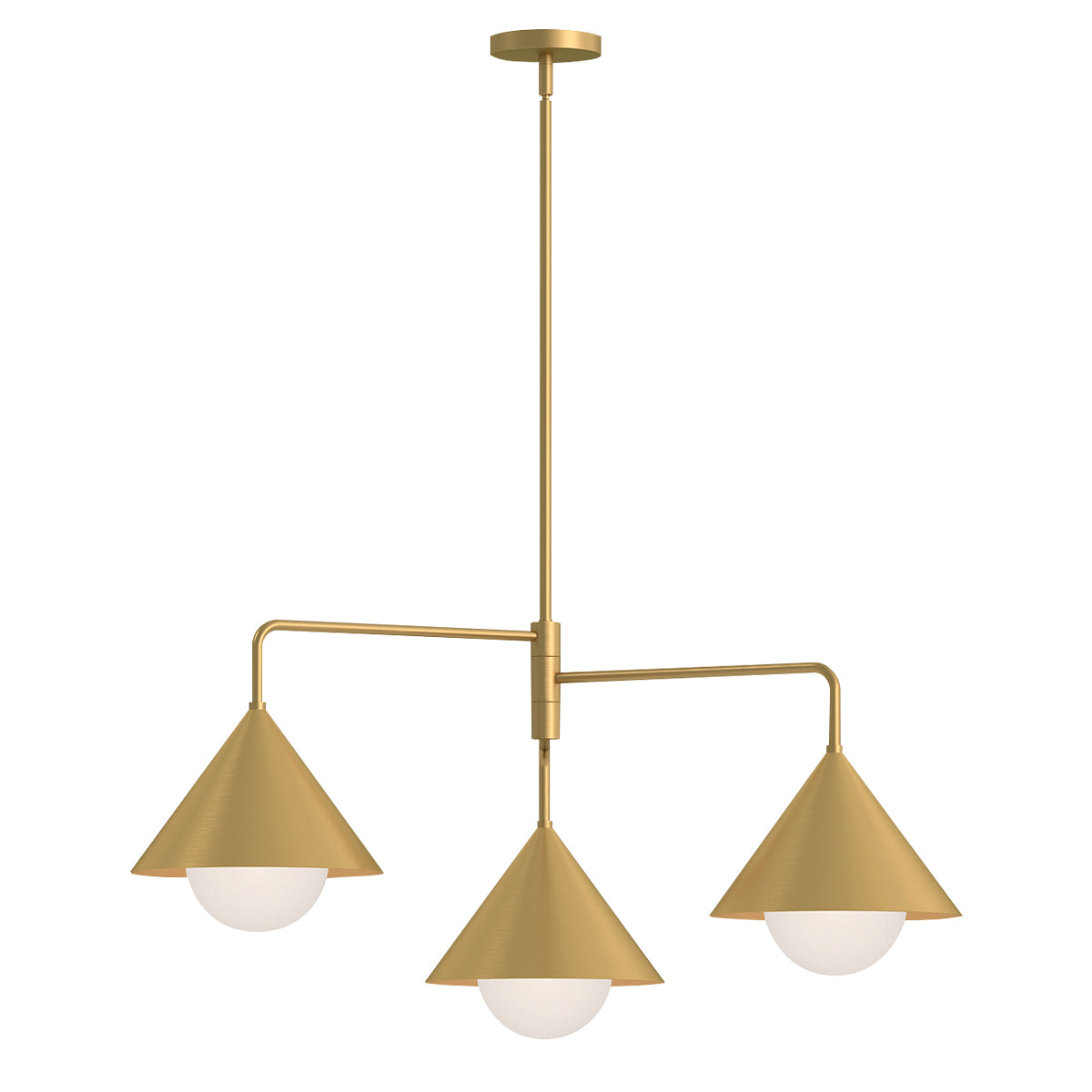Alora Mood Remyck 3 lt Chandelier part no - ALM-REMYCK3-GD
