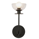 Alora Mood Sylvia 1 lt Wall Light part no - ALM-SYLVIA-1WB-BK-CL