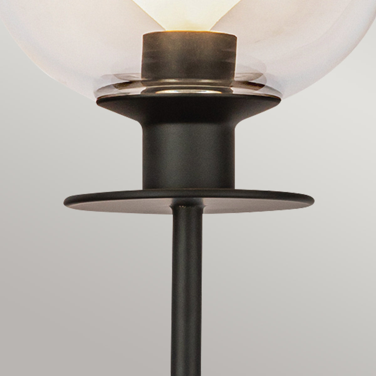 Alora Mood Sylvia 1 lt Wall Light part no - ALM-SYLVIA-1WB-BK-CL