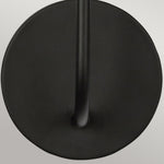 Alora Mood Sylvia 1 lt Wall Light part no - ALM-SYLVIA-1WB-BK-CL