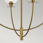 Alora Mood Sylvia 4 lt Chandelier part no - ALM-SYLVIA4-BG-CL