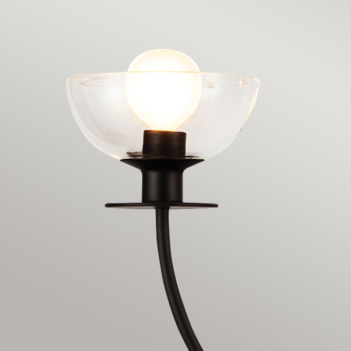 Alora Mood Sylvia 4 lt Chandelier part no - ALM-SYLVIA4-BK-CL