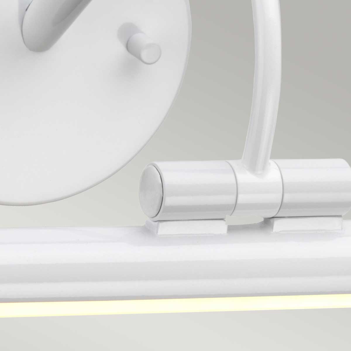 Elstead Lighting Picture Light from the Alton range. Alton 1 Light Large LED Picture Light Product Code = ALTON-PL-L-WHT