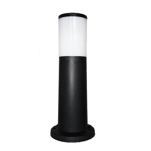 Magnalux Amelia 400 mm Black Opal LED 8.5W CCT Bollard Post Light Part Number - AMELIA400BL