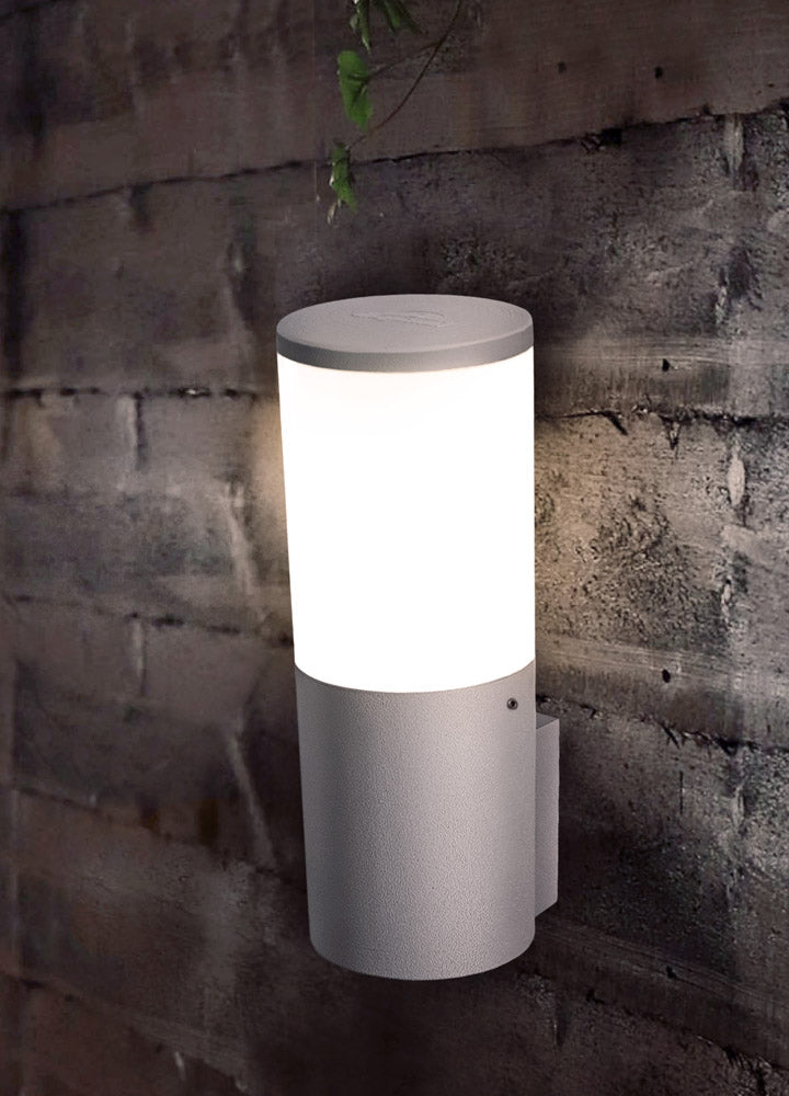 Magnalux Amelia Black Opal LED 6W CCT Bollard Wall Light Part Number - AMELIAWALLBL