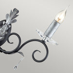 Elstead Lighting Wall Light from the Amarilli range. Amarilli 2 Light Wall Light Product Code = AML2-BLK-SILVER
