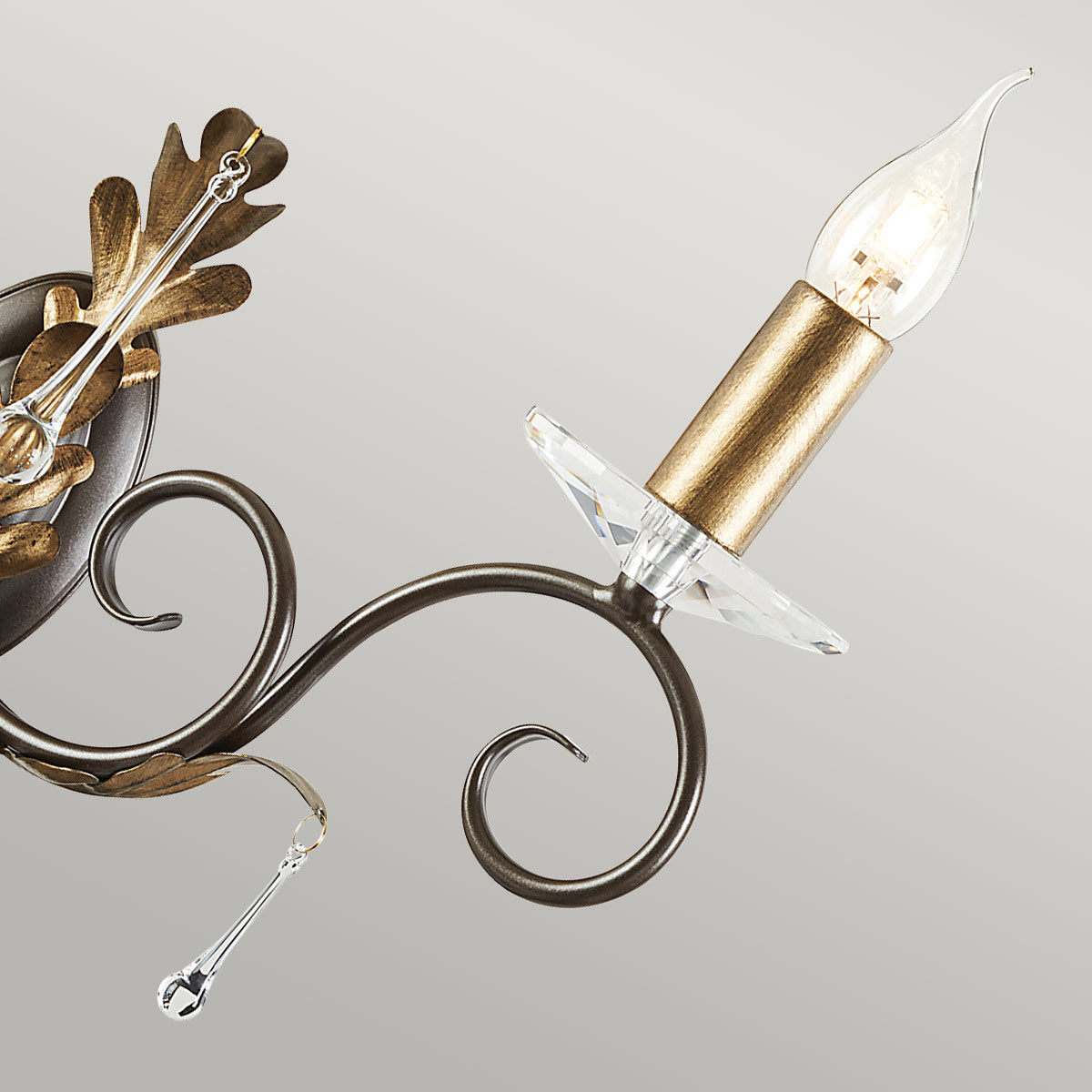 Elstead Lighting Wall Light from the Amarilli range. Amarilli 2 Light Wall Light Product Code = AML2-BRONZE