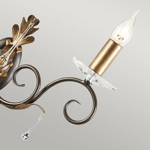 Elstead Lighting Wall Light from the Amarilli range. Amarilli 2 Light Wall Light Product Code = AML2-BRONZE
