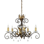 Elstead Lighting Chandelier from the Amarilli range. Amarilli 5 Light Chandelier – SKU AML5-BRONZE