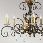 Elstead Lighting Chandelier from the Amarilli range. Amarilli 5 Light Chandelier Product Code = AML5-BRONZE