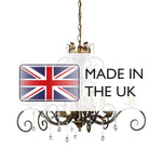 Elstead Lighting Chandelier from the Amarilli range. Amarilli 5 Light Chandelier – SKU AML5-BRONZE