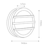 Elstead Lighting Outdoor Wall Light from the Ano range. Ano 1 Light Wall/Ceiling Lantern – SKU ANO-2W