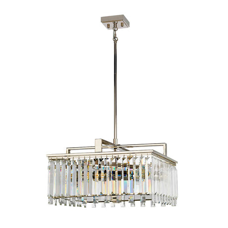 Elstead Lighting Chandelier from the Aries range. Aries 4 Light Large Chandelier Product Code = ARIES-4P-L