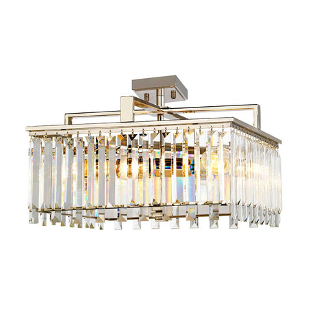 Elstead Lighting Chandelier from the Aries range. Aries 4 Light Large Chandelier Product Code = ARIES-4P-L