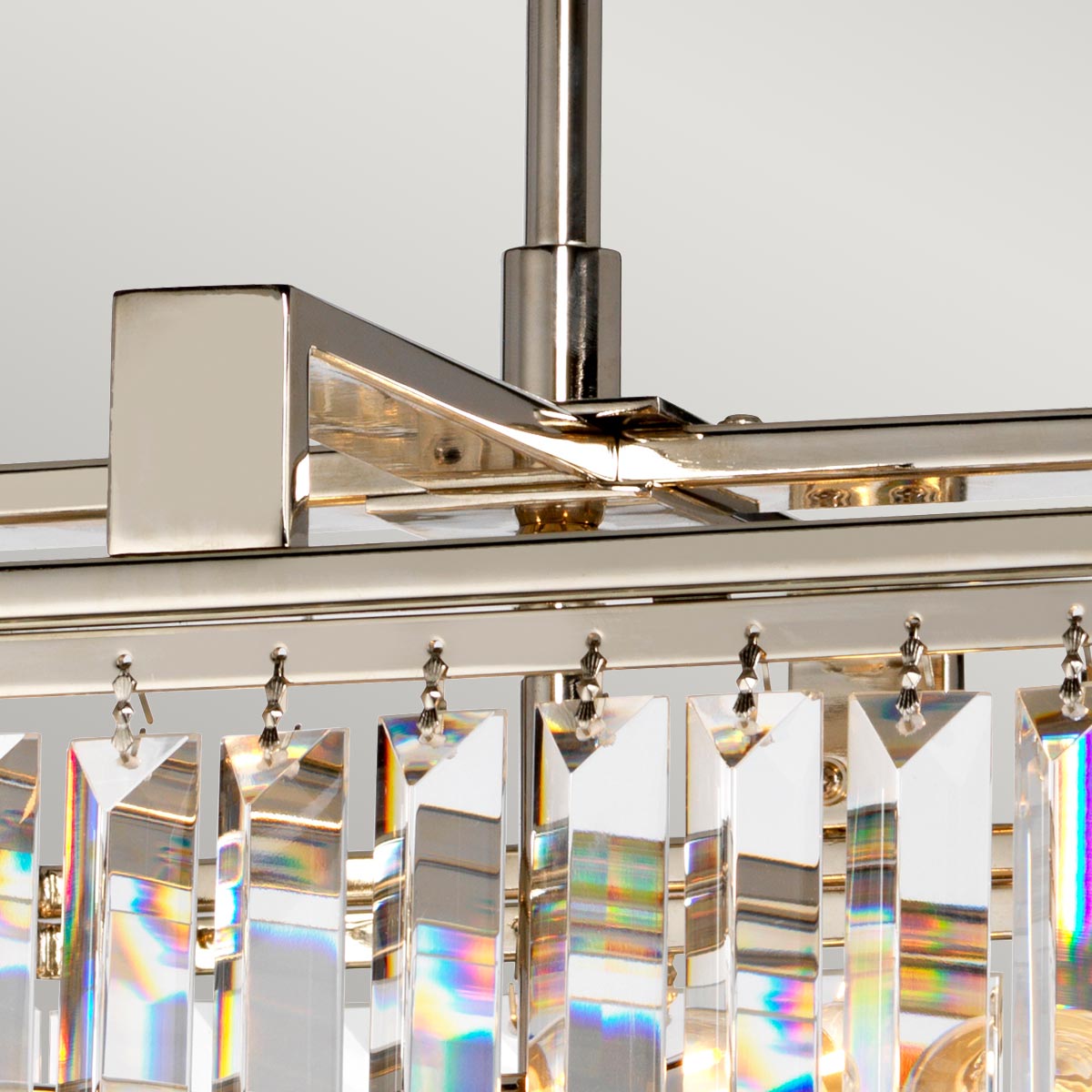 Elstead Lighting Chandelier from the Aries range. Aries 4 Light Small Chandelier Product Code = ARIES-4P-S