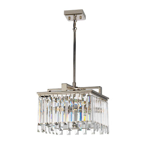 Elstead Lighting Chandelier from the Aries range. Aries 4 Light Small Chandelier Product Code = ARIES-4P-S