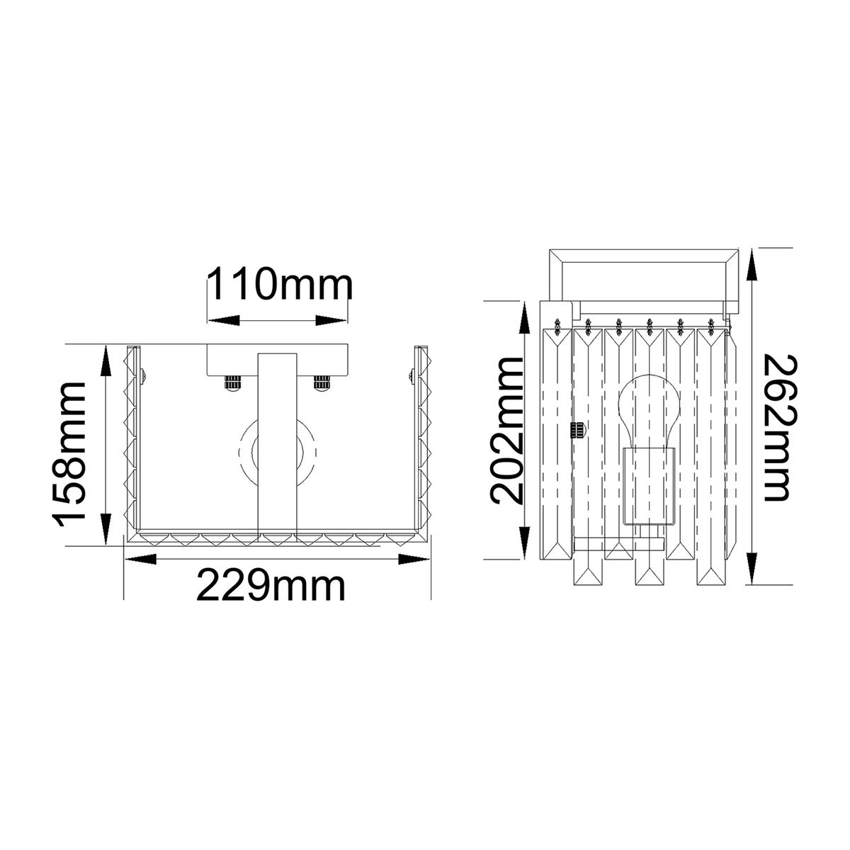 Elstead Lighting Wall Light from the Aries range. Aries 1 Light Wall Light – SKU ARIES1