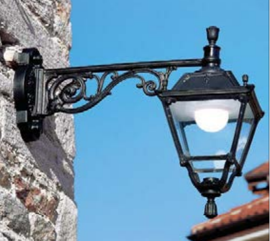 Magnalux Aron/Elia Black Clear E27 Wall Light Part Number - ARON/ELIA