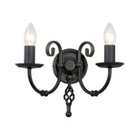 Elstead Lighting Wall Light from the Artisan range. Artisan 2 Light Wall Light – SKU ART2-BLACK