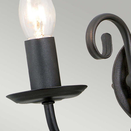 Elstead Lighting Wall Light from the Artisan range. Artisan 2 Light Wall Light Product Code = ART2-BLACK