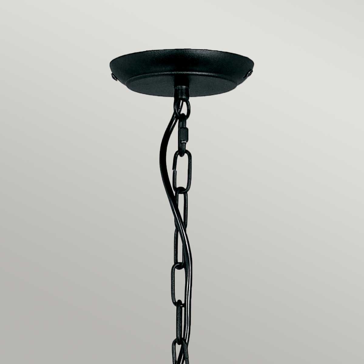 Elstead Lighting Chandelier from the Artisan range. Artisan 5 Light Chandelier Product Code = ART5-BLACK