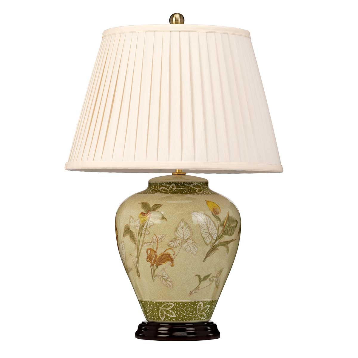 Elstead Lighting Table Lamp from the Arum Lily range. Arum 1 Light Table Lamp Product Code = ARUM-LILY-TL