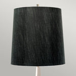 Elstead Lighting Floor Lamp from the Ascent range. Ascent 1 Light Floor Lamp - Polished Nickle – SKU ASCENT-FL-PN-BK