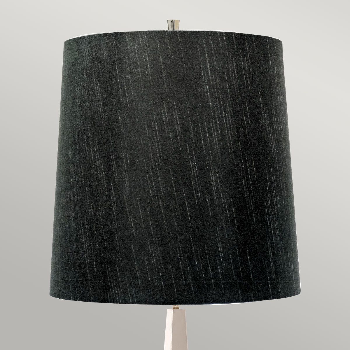 Elstead Lighting Floor Lamp from the Ascent range. Ascent 1 Light Floor Lamp - Polished Nickle – SKU ASCENT-FL-PN-BK