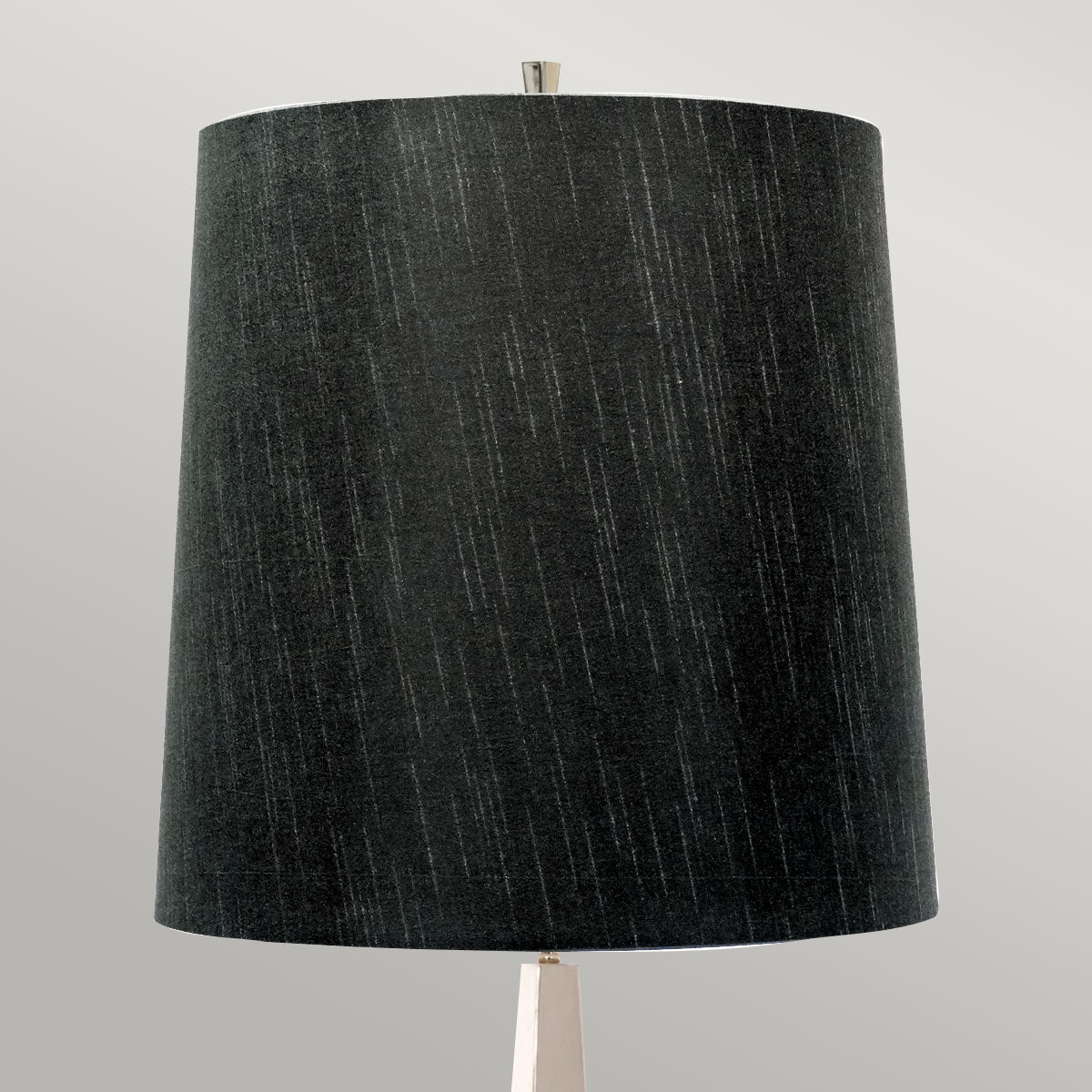 Elstead Lighting Floor Lamp from the Ascent range. Ascent 1 Light Floor Lamp - Polished Nickle Product Code = ASCENT-FL-PN-BK