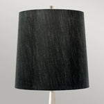 Elstead Lighting Floor Lamp from the Ascent range. Ascent 1 Light Floor Lamp - Polished Nickle Product Code = ASCENT-FL-PN-BK