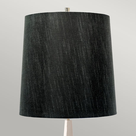 Elstead Lighting Floor Lamp from the Ascent range. Ascent 1 Light Floor Lamp - Polished Nickle Product Code = ASCENT-FL-PN-BK