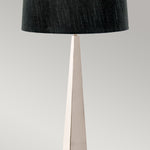 Elstead Lighting Floor Lamp from the Ascent range. Ascent 1 Light Floor Lamp - Polished Nickle Product Code = ASCENT-FL-PN-BK