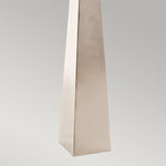 Elstead Lighting Floor Lamp from the Ascent range. Ascent 1 Light Floor Lamp - Polished Nickle Product Code = ASCENT-FL-PN-BK