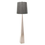 Elstead Lighting Floor Lamp from the Ascent range. Ascent 1 Light Floor Lamp - Polished Nickle – SKU ASCENT-FL-PN