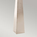 Elstead Lighting Floor Lamp from the Ascent range. Ascent 1 Light Floor Lamp - Polished Nickle – SKU ASCENT-FL-PN