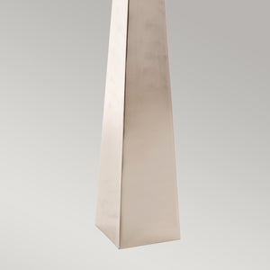 Elstead Lighting Floor Lamp from the Ascent range. Ascent 1 Light Floor Lamp - Polished Nickle Product Code = ASCENT-FL-PN