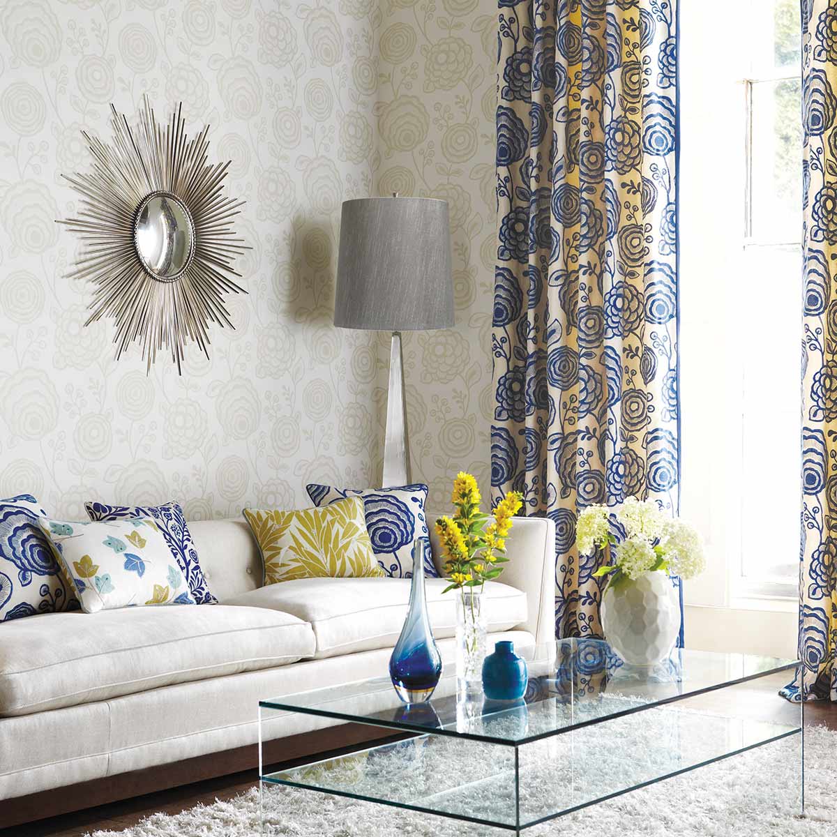 Elstead Lighting Floor Lamp from the Ascent range. Ascent 1 Light Floor Lamp - Polished Nickle Product Code = ASCENT-FL-PN