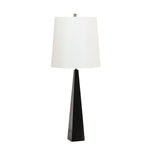 Elstead Lighting Table Lamp from the Ascent range. Ascent 1 Light Table Lamp - Black Product Code = ASCENT-TL-BLK-W