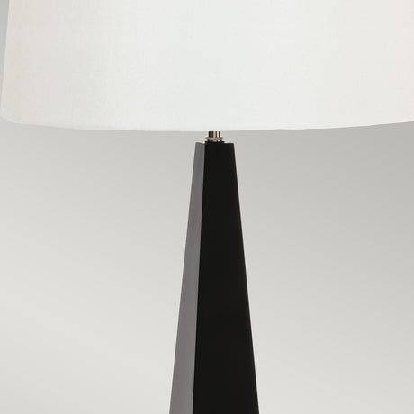 Elstead Lighting Table Lamp from the Ascent range. Ascent 1 Light Table Lamp - Black Product Code = ASCENT-TL-BLK-W