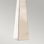 Elstead Lighting Table Lamp from the Ascent range. Ascent 1 Light Table Lamp - Polished Nickle Product Code = ASCENT-TL-PN-BK