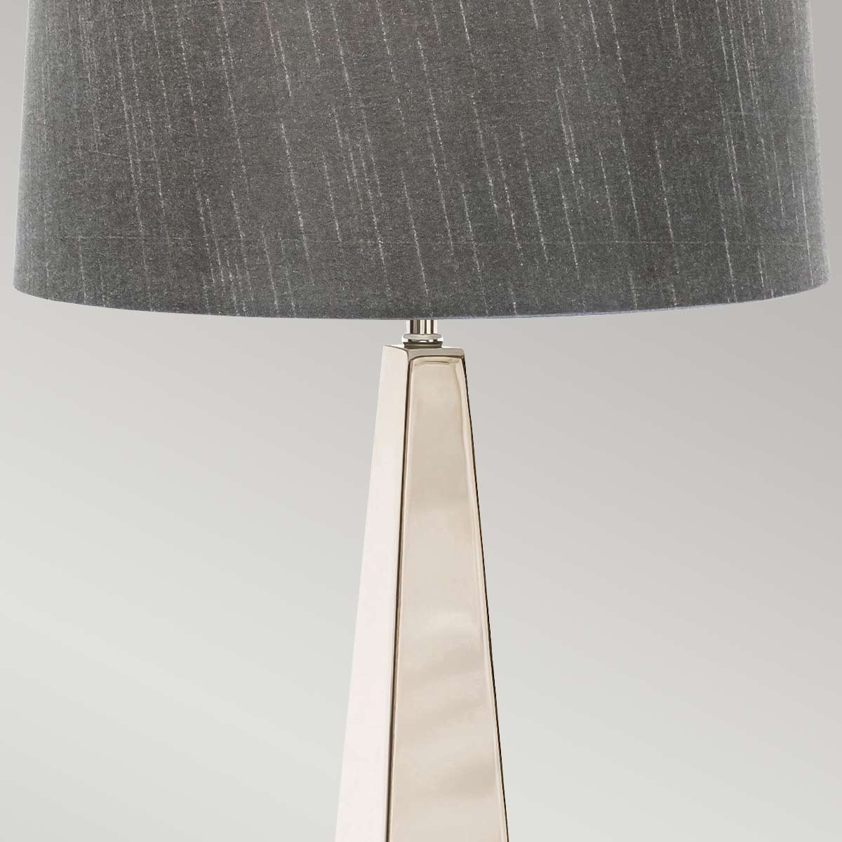 Elstead Lighting Table Lamp from the Ascent range. Ascent 1 Light Table Lamp - Polished Nickle Product Code = ASCENT-TL-PN