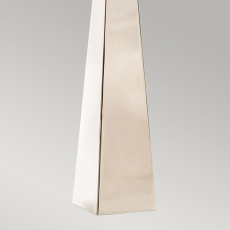 Elstead Lighting Table Lamp from the Ascent range. Ascent 1 Light Table Lamp - Polished Nickle Product Code = ASCENT-TL-PN