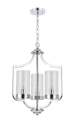 Magnalux Ashley 3 Light Pendant Polished Chrome Part Number - ASH03CH