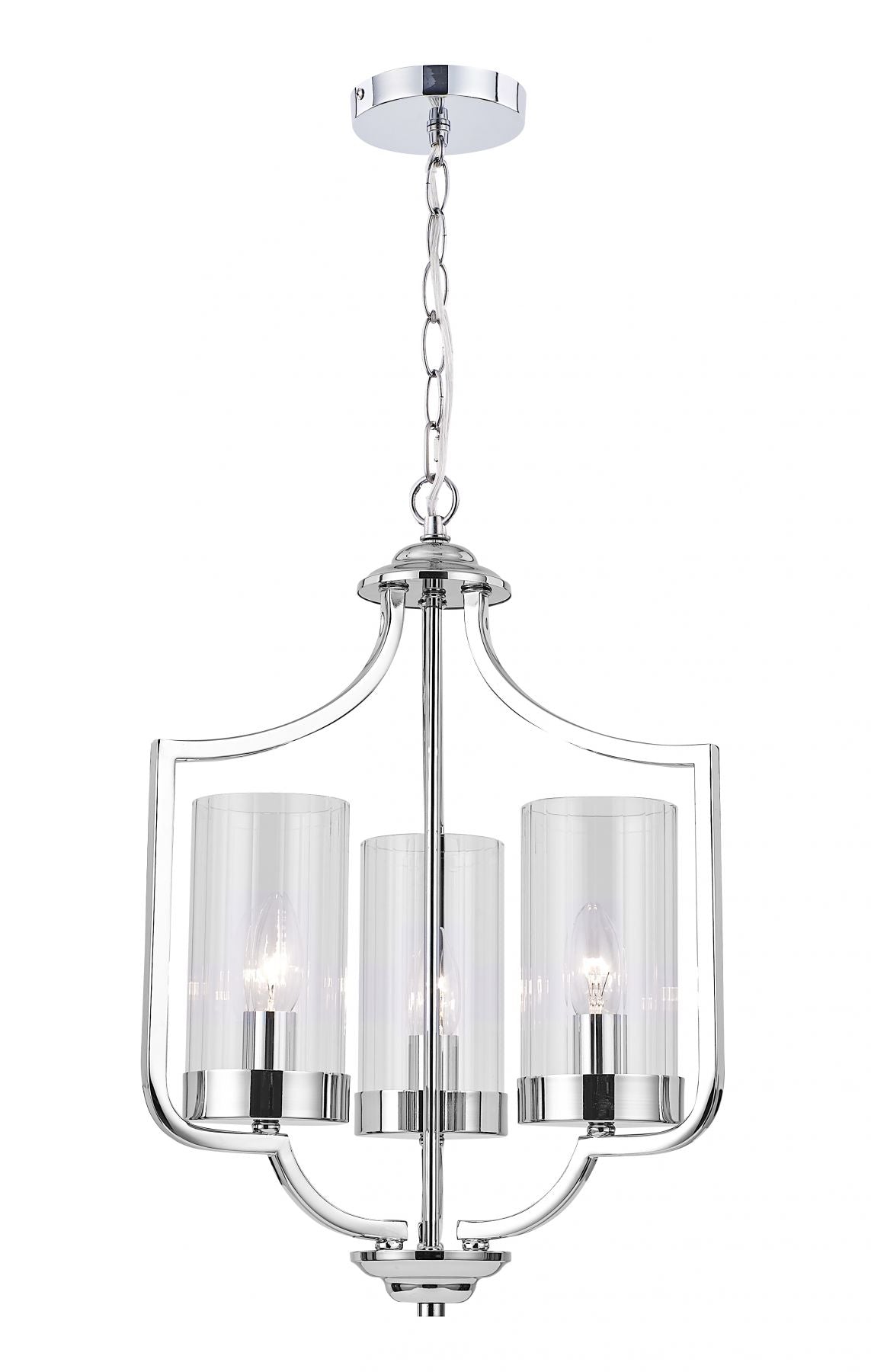 Magnalux Ashley 3 Light Pendant Polished Chrome Part Number - ASH03CH