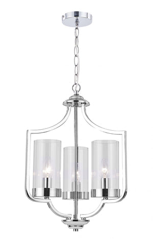 Magnalux Ashley 3 Light Pendant Polished Chrome Part Number - ASH03CH