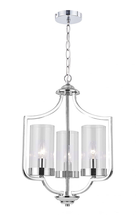 Magnalux Ashley 3 Light Pendant Polished Chrome Part Number - ASH03CH