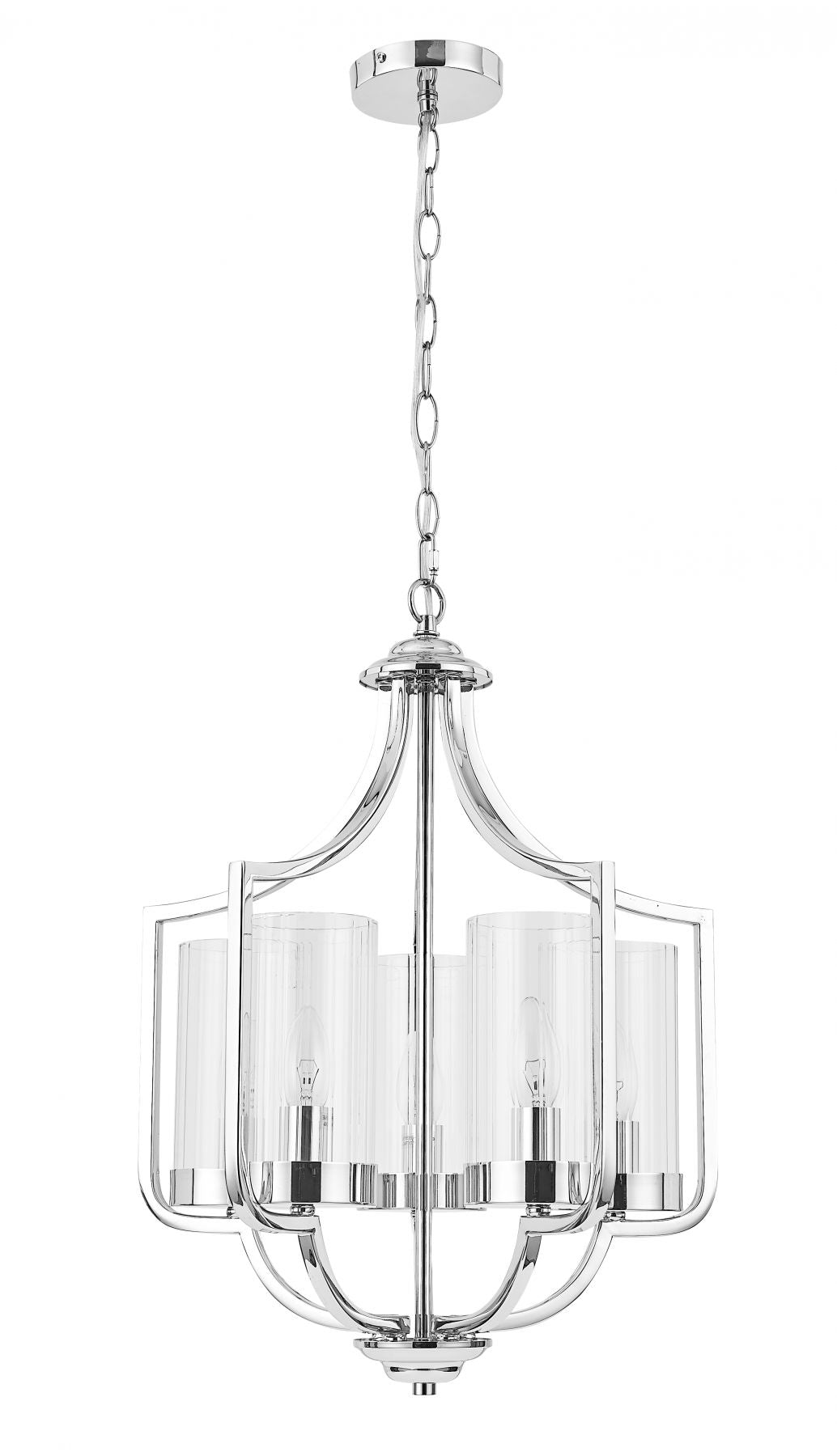 Magnalux Ashley 5 Light Pendant Polished Chrome Part Number - ASH05CH