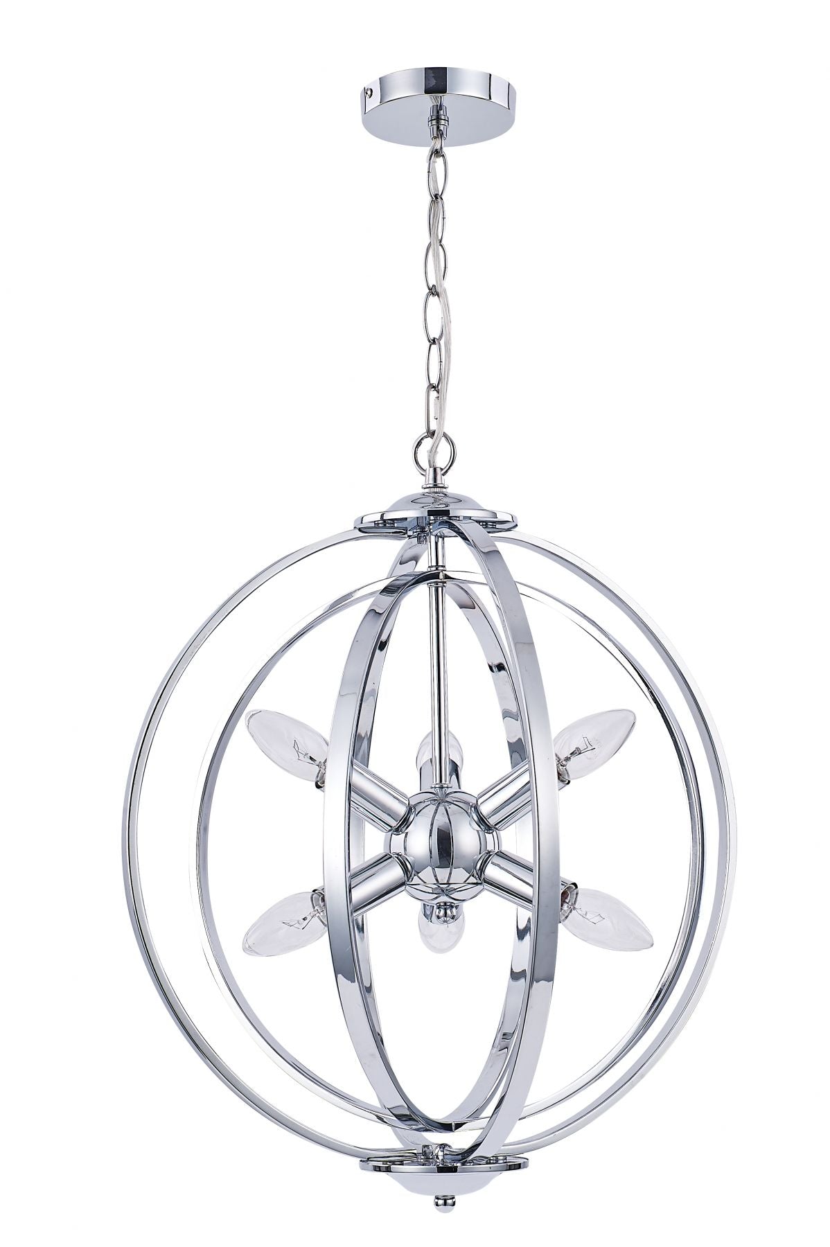 Magnalux Atlas 6 Light Pendant Polished Chrome Part Number - ATL06CH